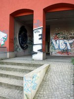 Eingang der c-base Berlin von der Spree aus
